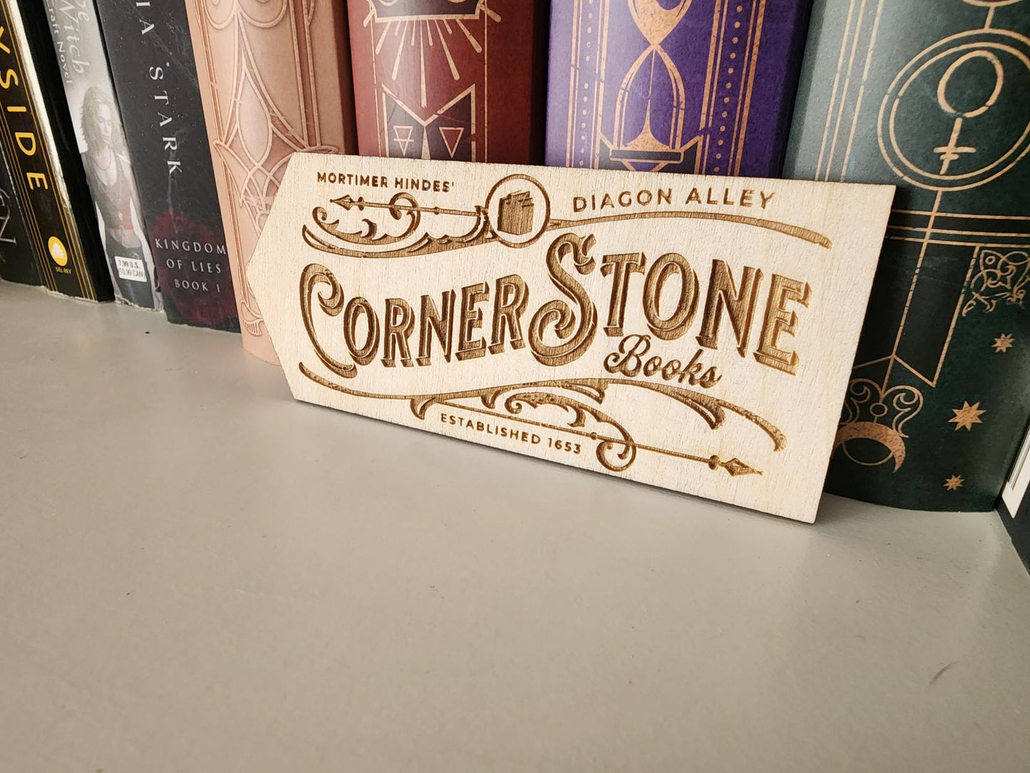 Book Inspired Shelf Signs or Christmas Ornaments