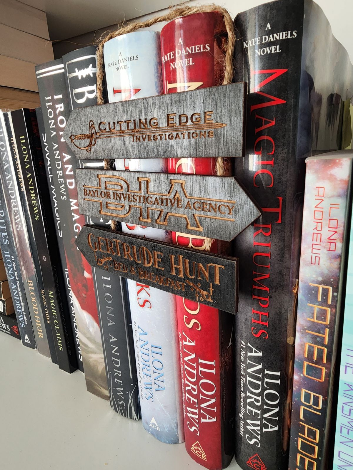 Book Inspired Shelf Signs or Christmas Ornaments