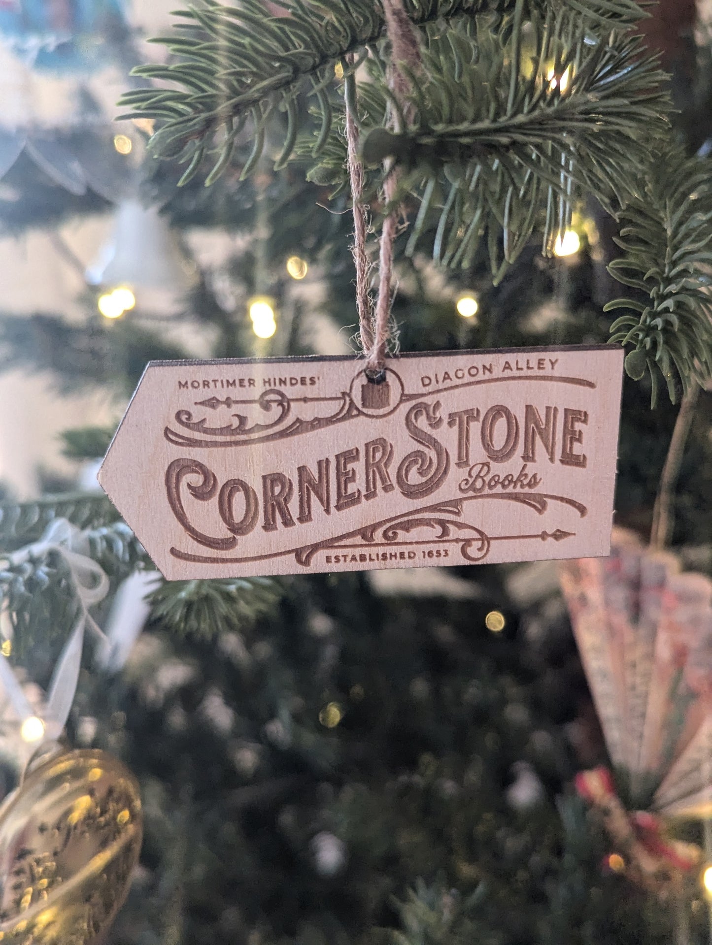 Book Inspired Shelf Signs or Christmas Ornaments