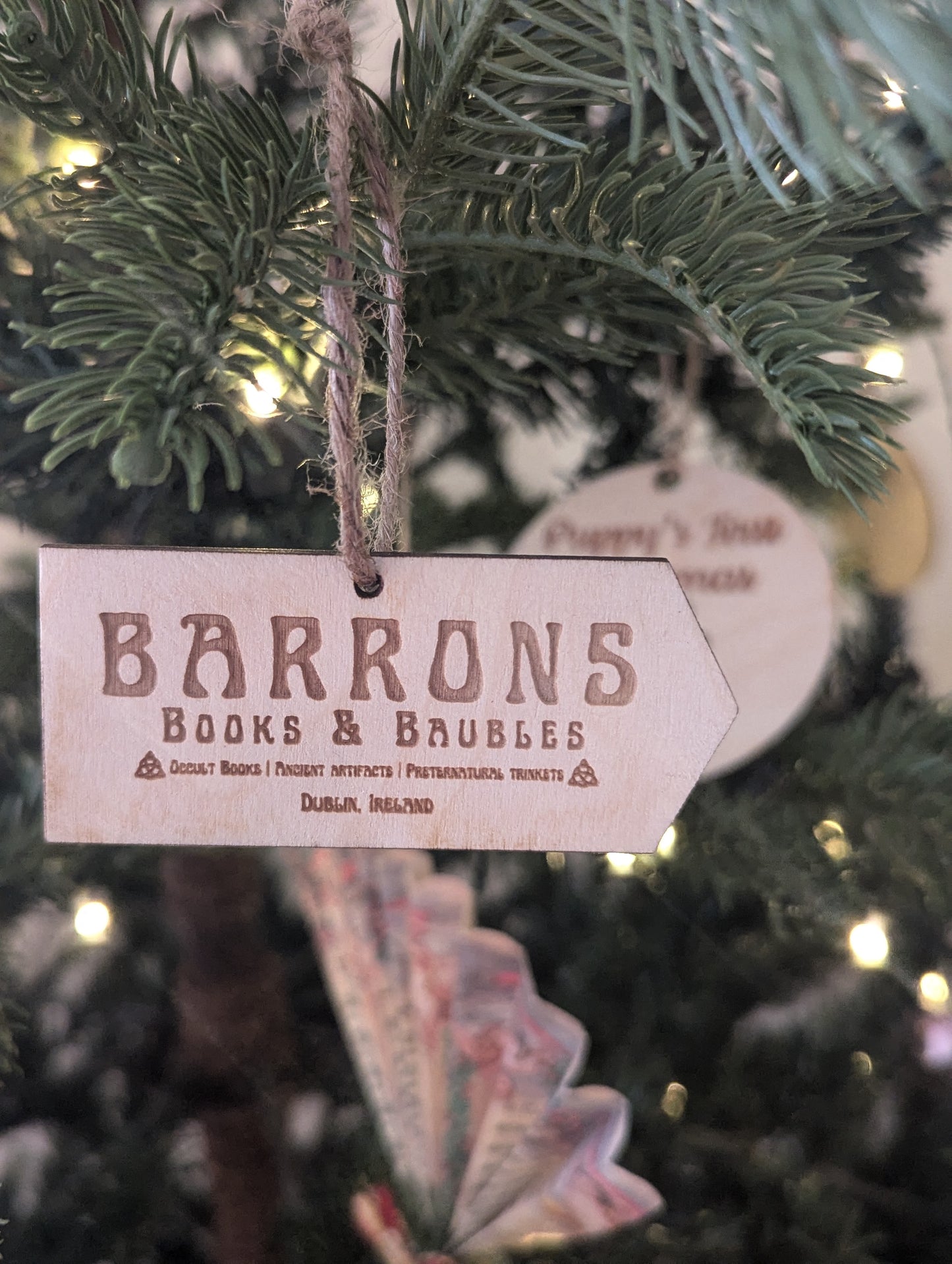 Book Inspired Shelf Signs or Christmas Ornaments