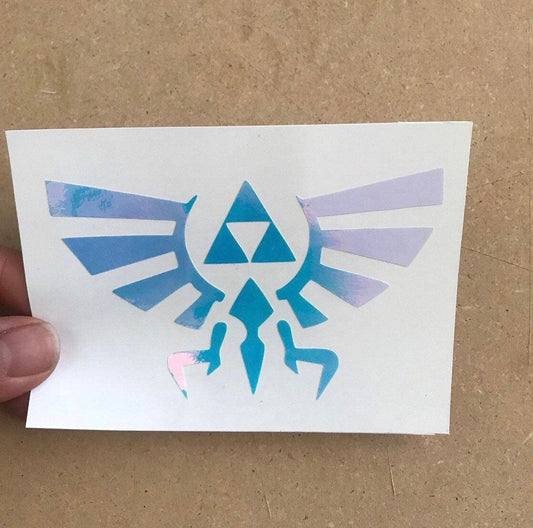 Tri Force Wing Crest Tri-force Wingcreat Zelda Legend Decal